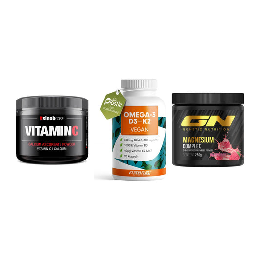 Calcium, Vitamin D & Magnesium: Sinob Vitamin C Calcium + 2 weitere – alle enthaltenen Artikel