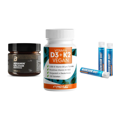 Calcium, Vitamin D & Magnesium: BioTech Aquamin Calcium + 2 weitere – alle enthaltenen Artikel