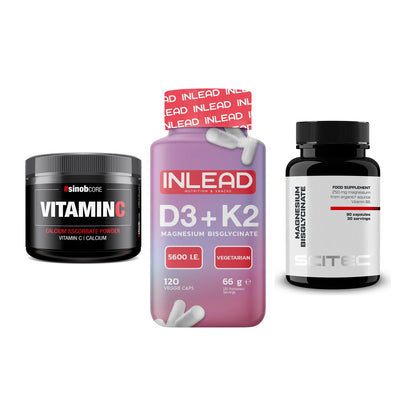 Calcium, Vitamin D & Magnesium: Sinob Vitamin C Calcium + 2 weitere – alle enthaltenen Artikel