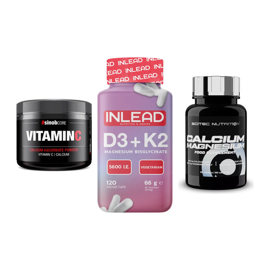 Calcium, Vitamin D & Magnesium: Sinob Vitamin C Calcium + 2 weitere – alle enthaltenen Artikel