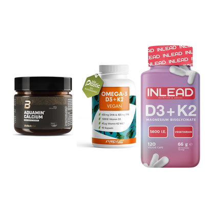 Calcium, Vitamin D & Magnesium: BioTech Aquamin Calcium + 2 weitere – alle enthaltenen Artikel