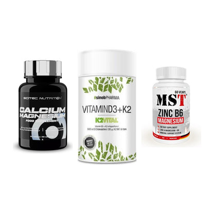Calcium, Vitamin D & Magnesium: Scitec Calcium Magnesium + 2 weitere – alle enthaltenen Artikel