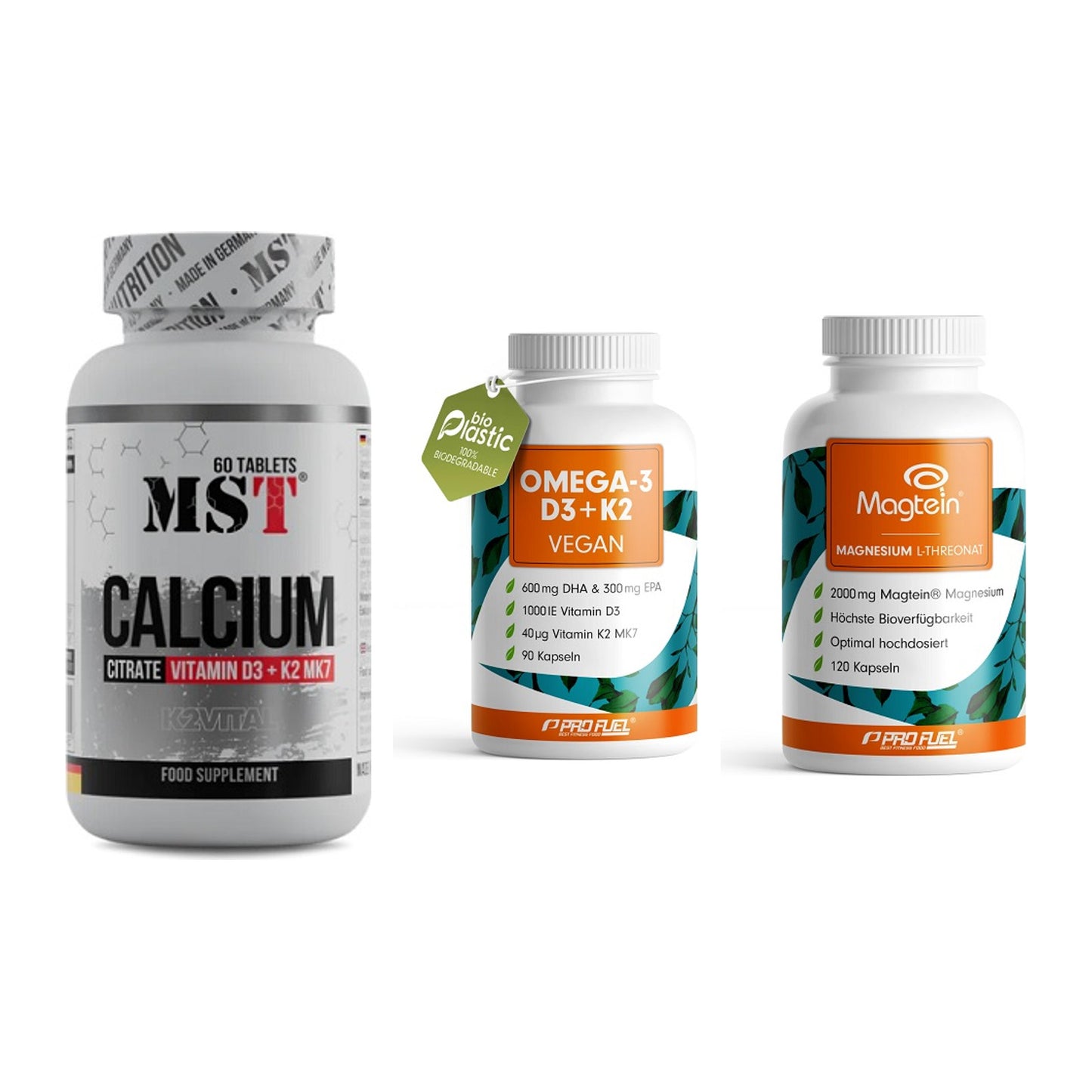 Calcium, Vitamin D & Magnesium: MST Calcium Citrate D3 + 2 weitere – alle enthaltenen Artikel