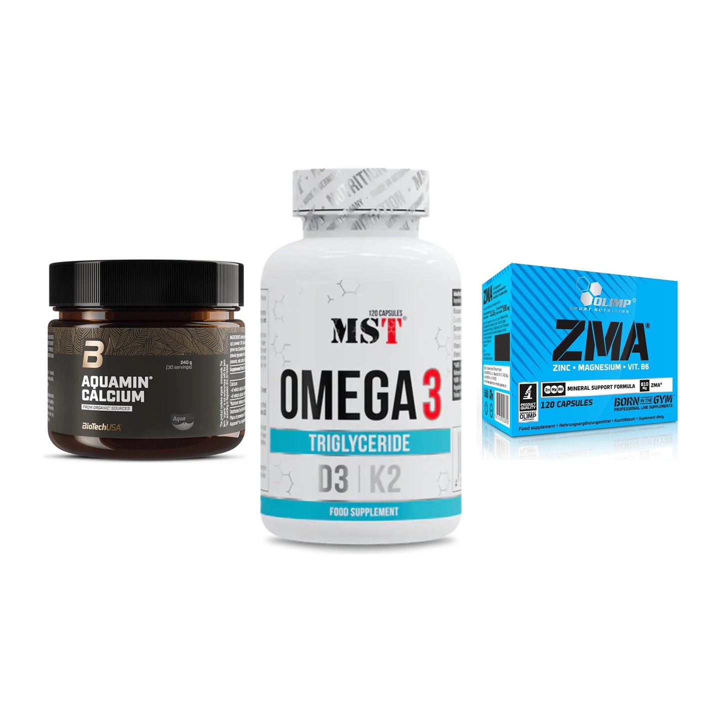 Calcium, Vitamin D & Magnesium: BioTech Aquamin Calcium + 2 weitere – alle enthaltenen Artikel