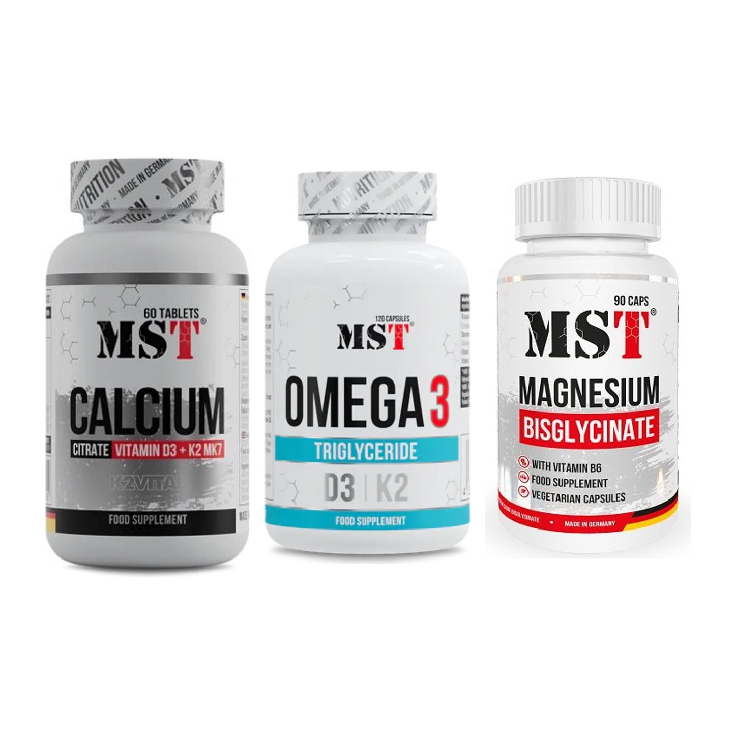 Calcium, Vitamin D & Magnesium: MST Calcium Citrate D3 + 2 weitere – alle enthaltenen Artikel