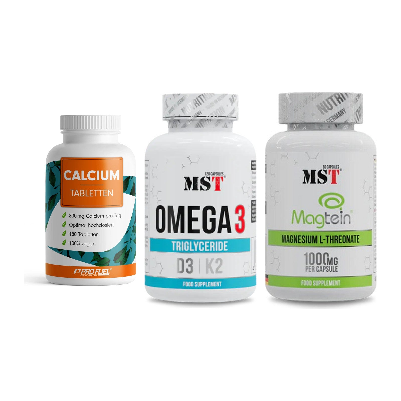 Calcium, Vitamin D & Magnesium: ProFuel Calcium + 2 weitere – alle enthaltenen Artikel
