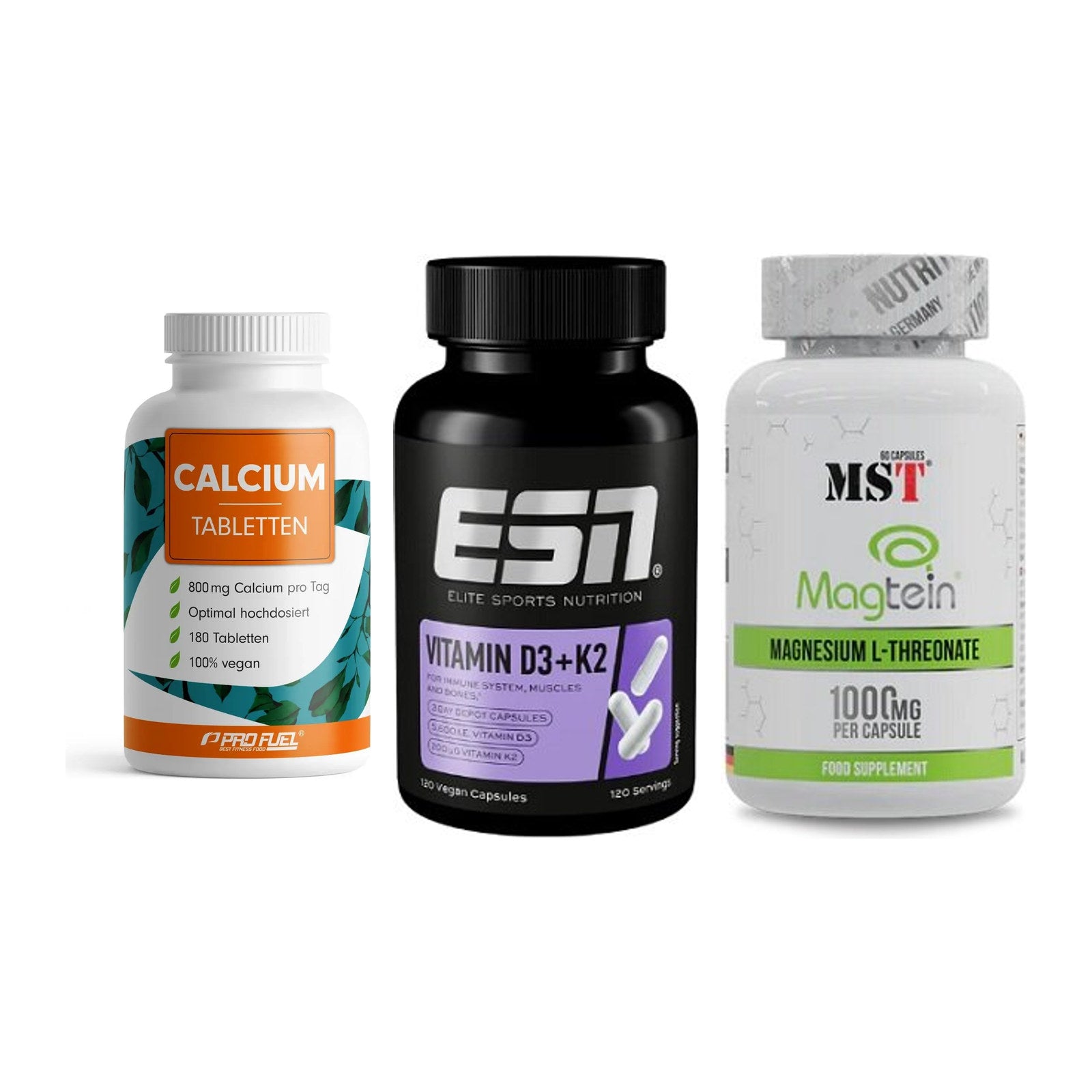 Calcium, Vitamin D & Magnesium: ProFuel Calcium + 2 weitere – alle enthaltenen Artikel