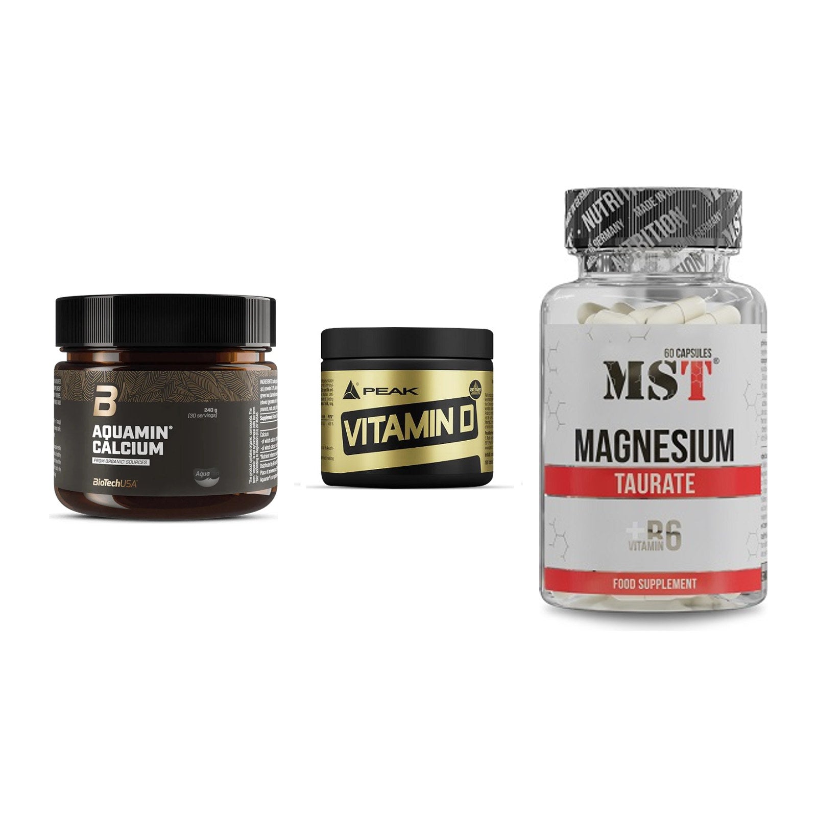 Calcium, Vitamin D & Magnesium: BioTech Aquamin Calcium + 2 weitere – alle enthaltenen Artikel