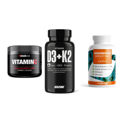 Calcium, Vitamin D & Magnesium: Sinob Vitamin C Calcium + 2 weitere – alle enthaltenen Artikel