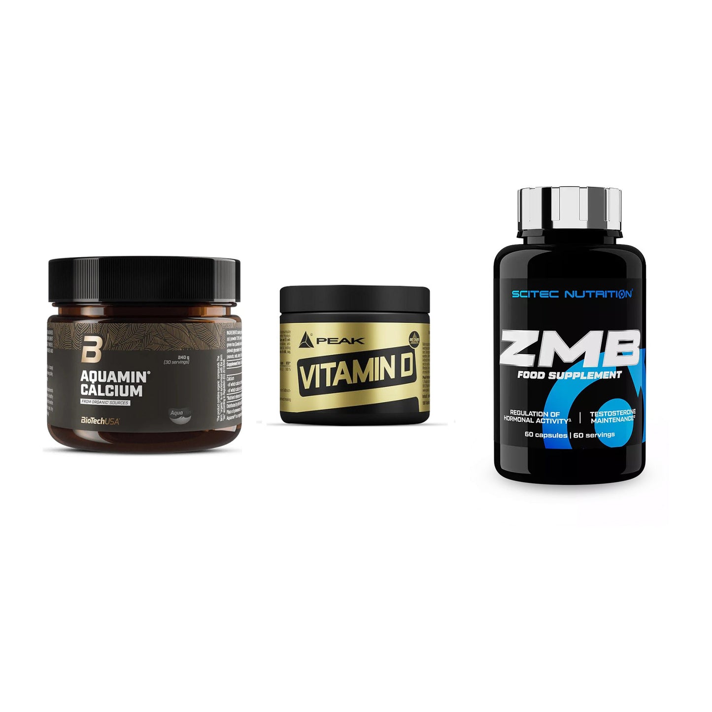 Calcium, Vitamin D & Magnesium: BioTech Aquamin Calcium + 2 weitere – alle enthaltenen Artikel