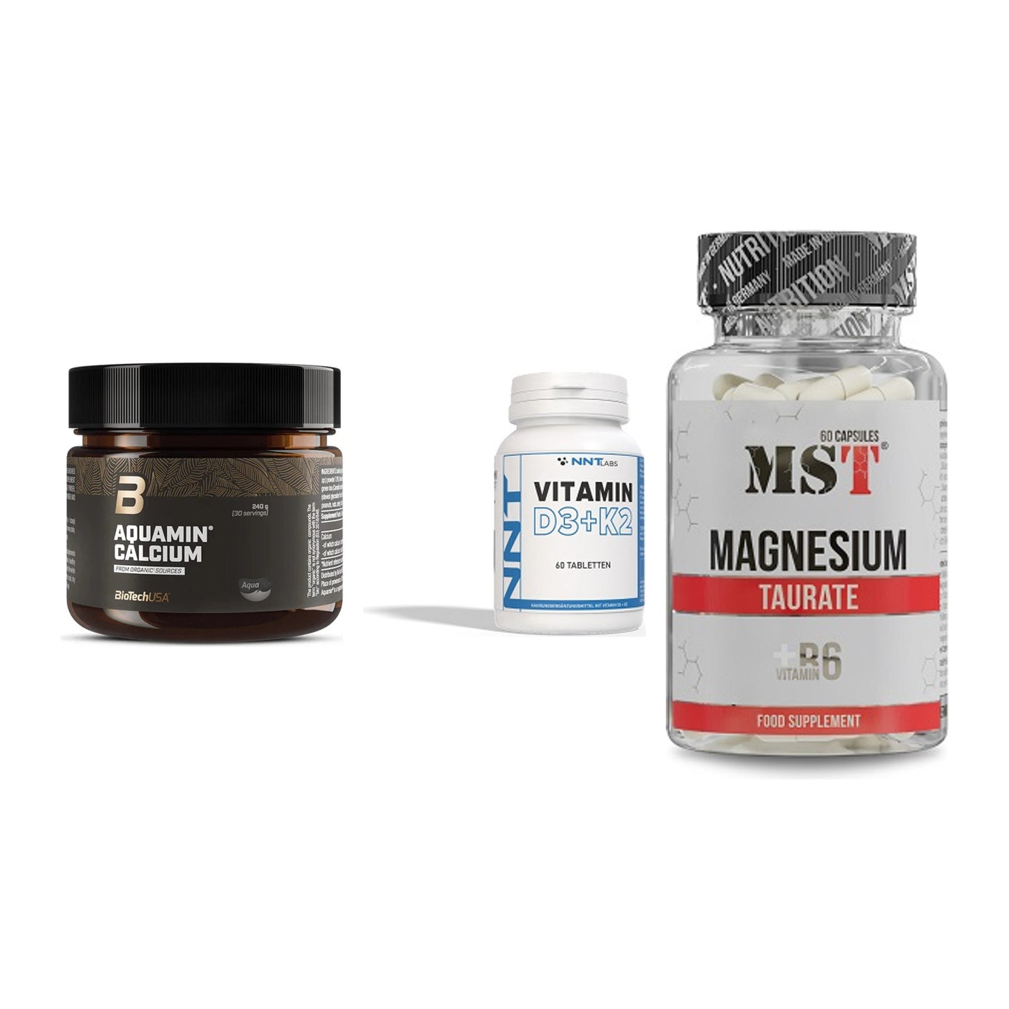 Calcium, Vitamin D & Magnesium: BioTech Aquamin Calcium + 2 weitere – alle enthaltenen Artikel