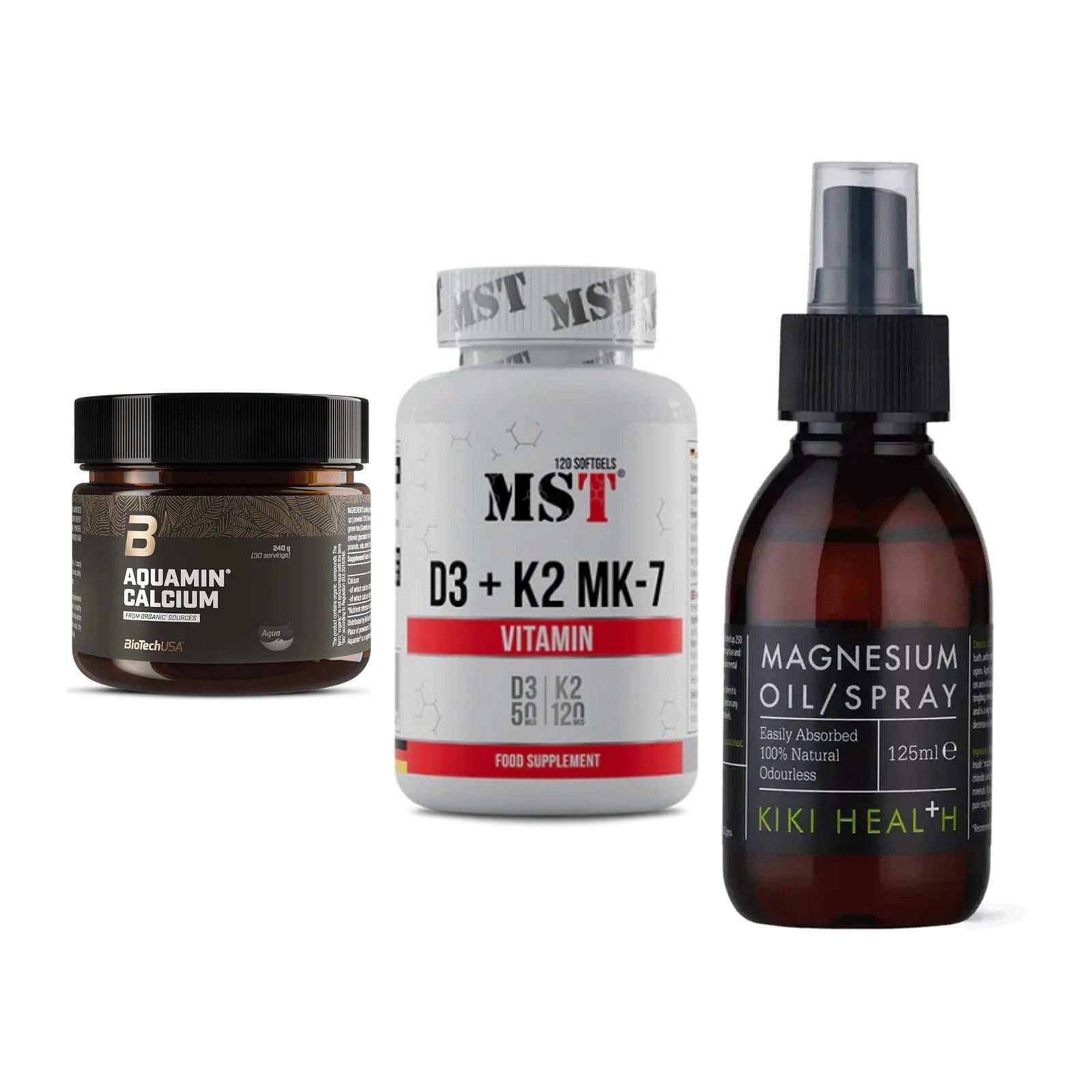 Calcium, Vitamin D & Magnesium: BioTech Aquamin Calcium + 2 weitere – alle enthaltenen Artikel