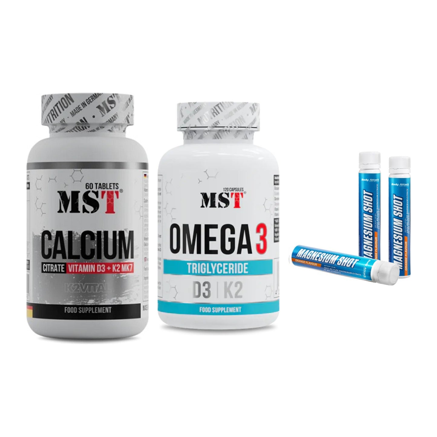 Calcium, Vitamin D & Magnesium: MST Calcium Citrate D3 + 2 weitere – alle enthaltenen Artikel