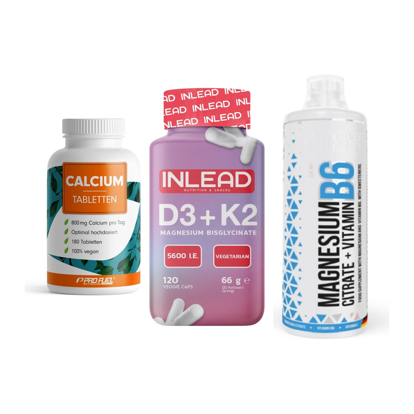 Calcium, Vitamin D & Magnesium: ProFuel Calcium + 2 weitere – alle enthaltenen Artikel