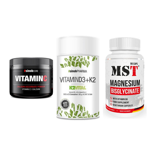 Calcium, Vitamin D & Magnesium: Sinob Vitamin C Calcium + 2 weitere – alle enthaltenen Artikel