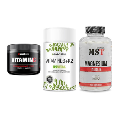 Calcium, Vitamin D & Magnesium: Sinob Vitamin C Calcium + 2 weitere – alle enthaltenen Artikel