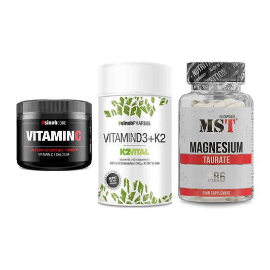 Calcium, Vitamin D & Magnesium: Sinob Vitamin C Calcium + 2 weitere – alle enthaltenen Artikel
