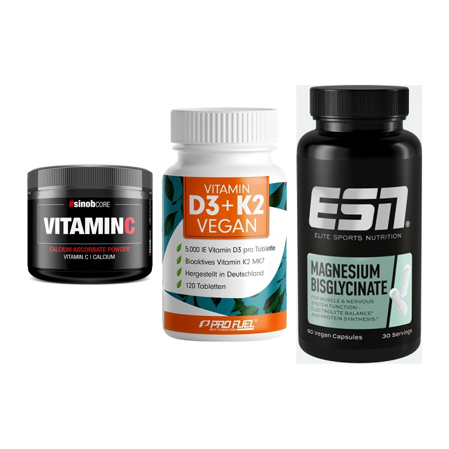 Calcium, Vitamin D & Magnesium: Sinob Vitamin C Calcium + 2 weitere – alle enthaltenen Artikel