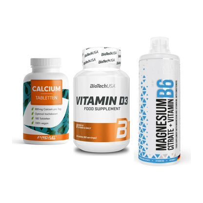 Calcium, Vitamin D & Magnesium: ProFuel Calcium + 2 weitere – alle enthaltenen Artikel