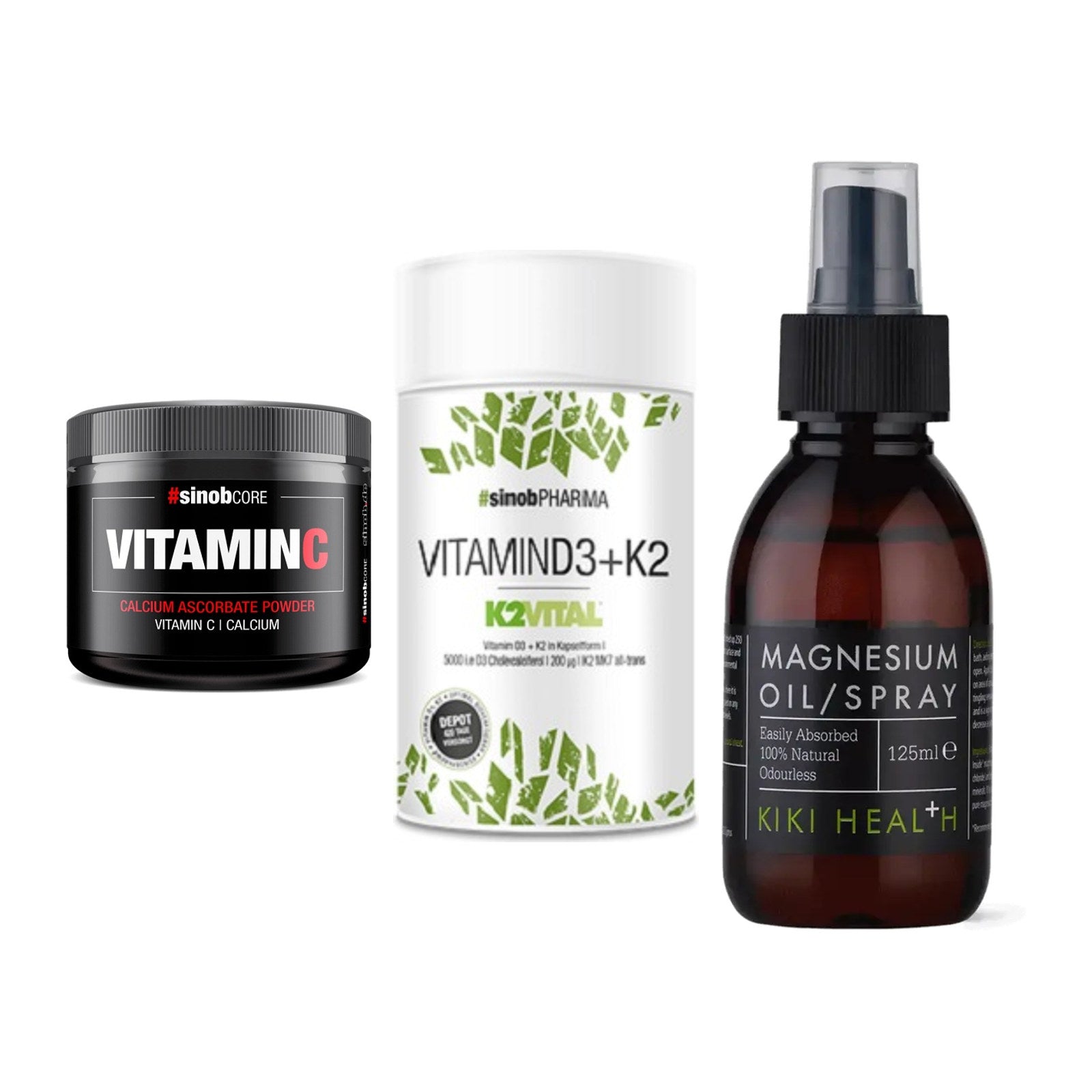 Calcium, Vitamin D & Magnesium: Sinob Vitamin C Calcium + 2 weitere – alle enthaltenen Artikel