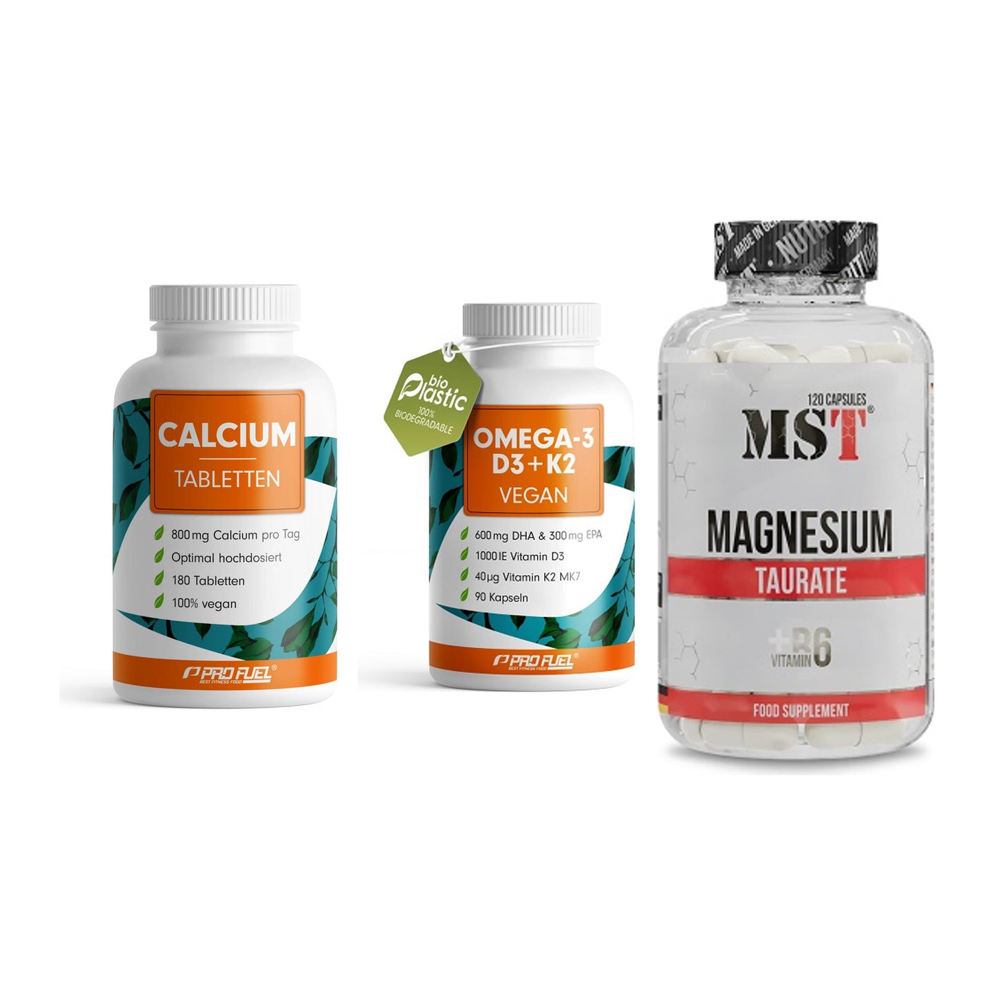 Calcium, Vitamin D & Magnesium: ProFuel Calcium + 2 weitere – alle enthaltenen Artikel