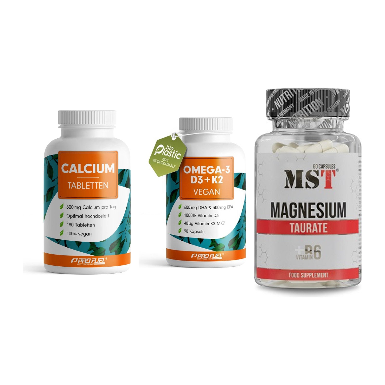 Calcium, Vitamin D & Magnesium: ProFuel Calcium + 2 weitere – alle enthaltenen Artikel