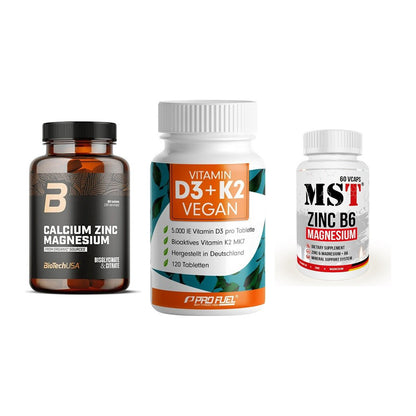 Calcium, Vitamin D & Magnesium: BioTech Calcium Zinc + 2 weitere – alle enthaltenen Artikel