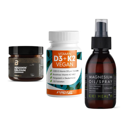 Calcium, Vitamin D & Magnesium: BioTech Aquamin Calcium + 2 weitere – alle enthaltenen Artikel