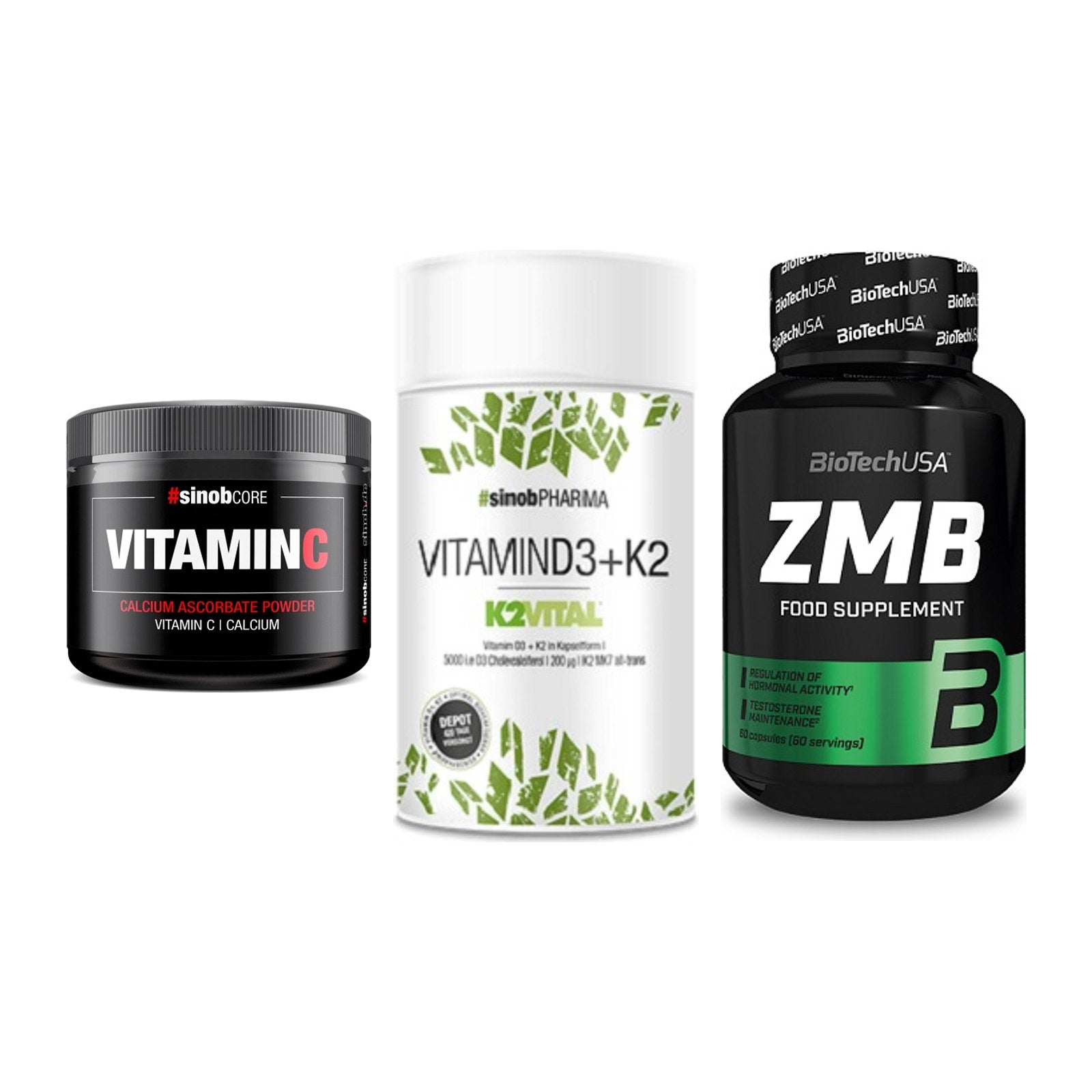 Calcium, Vitamin D & Magnesium: Sinob Vitamin C Calcium + 2 weitere – alle enthaltenen Artikel