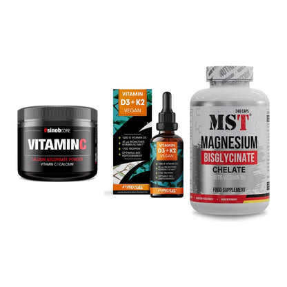 Calcium, Vitamin D & Magnesium: Sinob Vitamin C Calcium + 2 weitere – alle enthaltenen Artikel