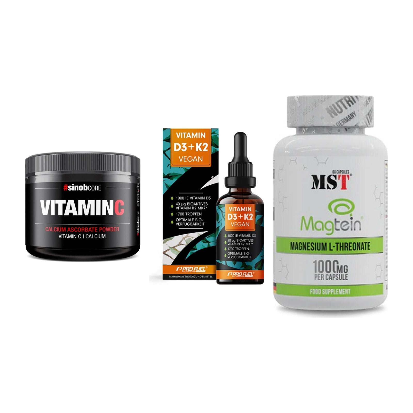 Calcium, Vitamin D & Magnesium: Sinob Vitamin C Calcium + 2 weitere – alle enthaltenen Artikel