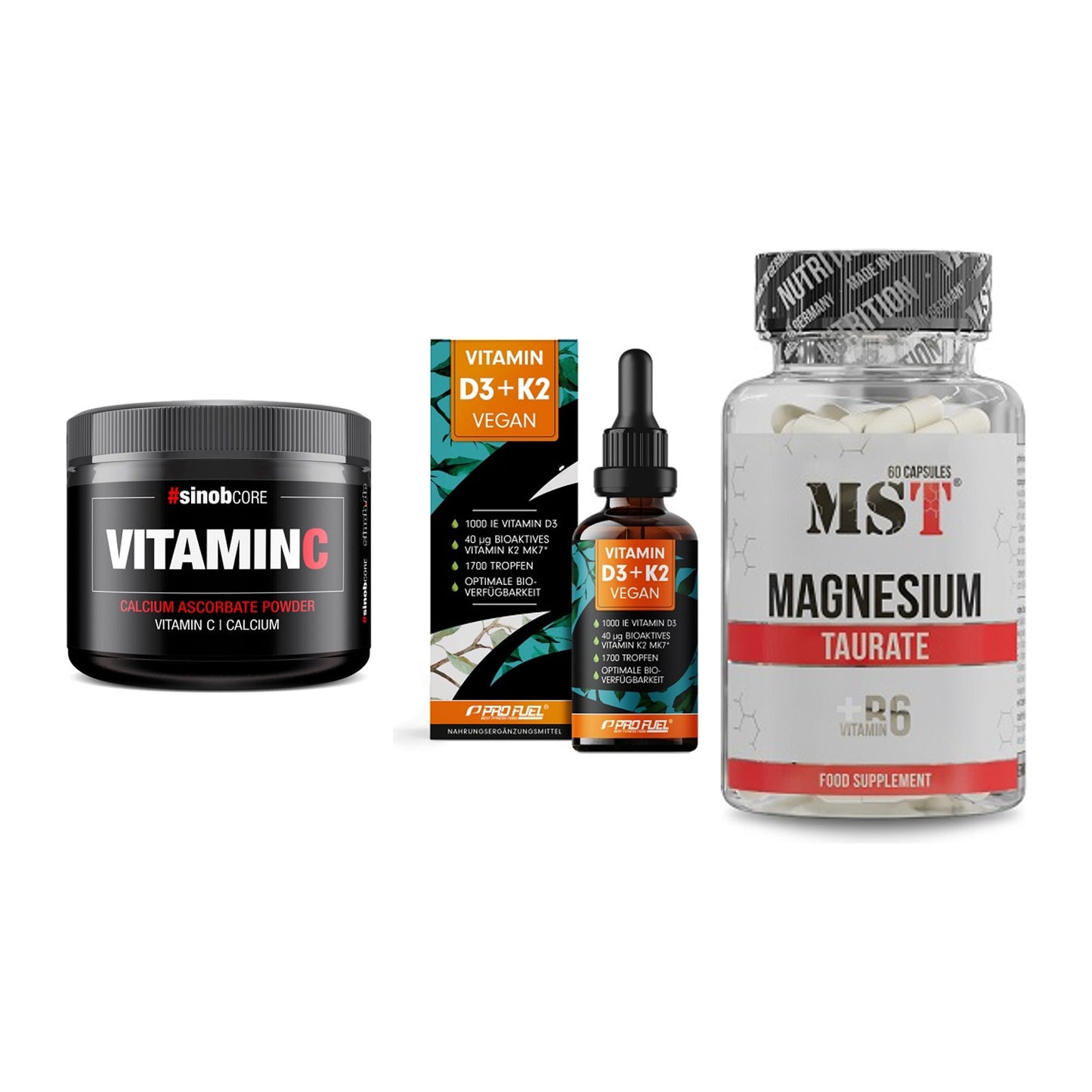 Calcium, Vitamin D & Magnesium: Sinob Vitamin C Calcium + 2 weitere – alle enthaltenen Artikel