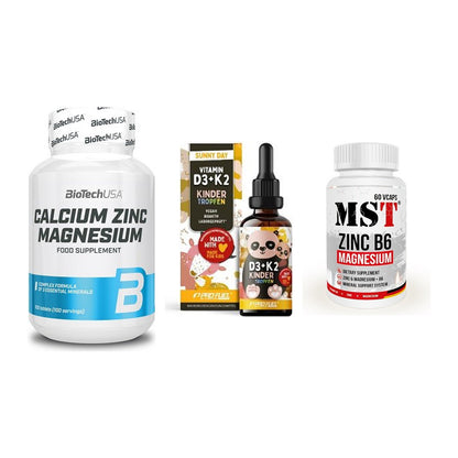Calcium, Vitamin D & Magnesium: BioTech Calcium Zinc + 2 weitere – alle enthaltenen Artikel