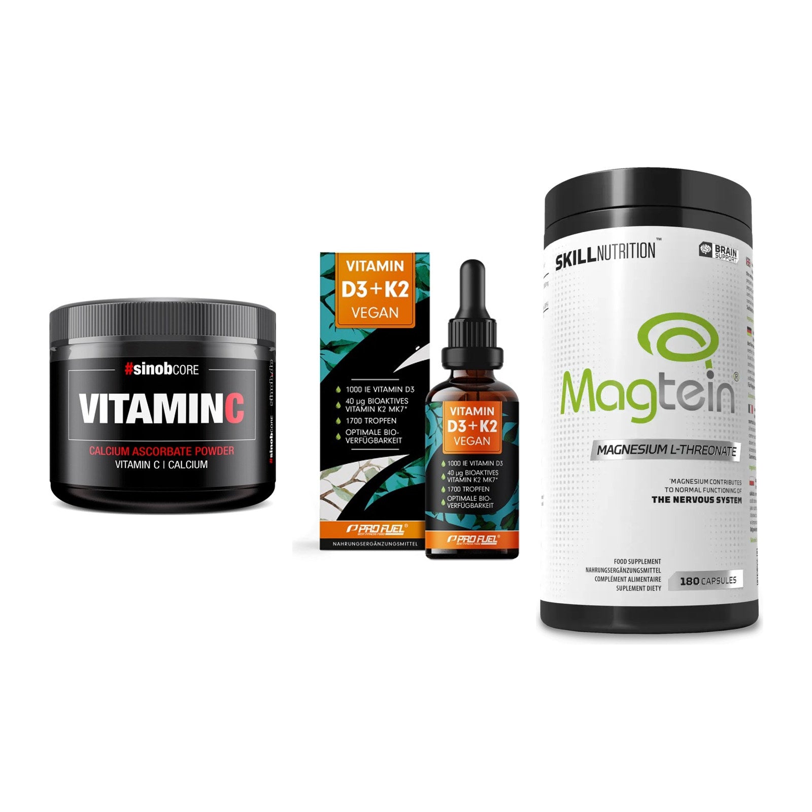 Calcium, Vitamin D & Magnesium: Sinob Vitamin C Calcium + 2 weitere – alle enthaltenen Artikel
