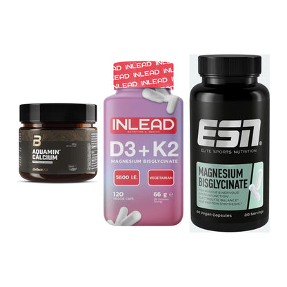 Calcium, Vitamin D & Magnesium: BioTech Aquamin Calcium + 2 weitere – alle enthaltenen Artikel