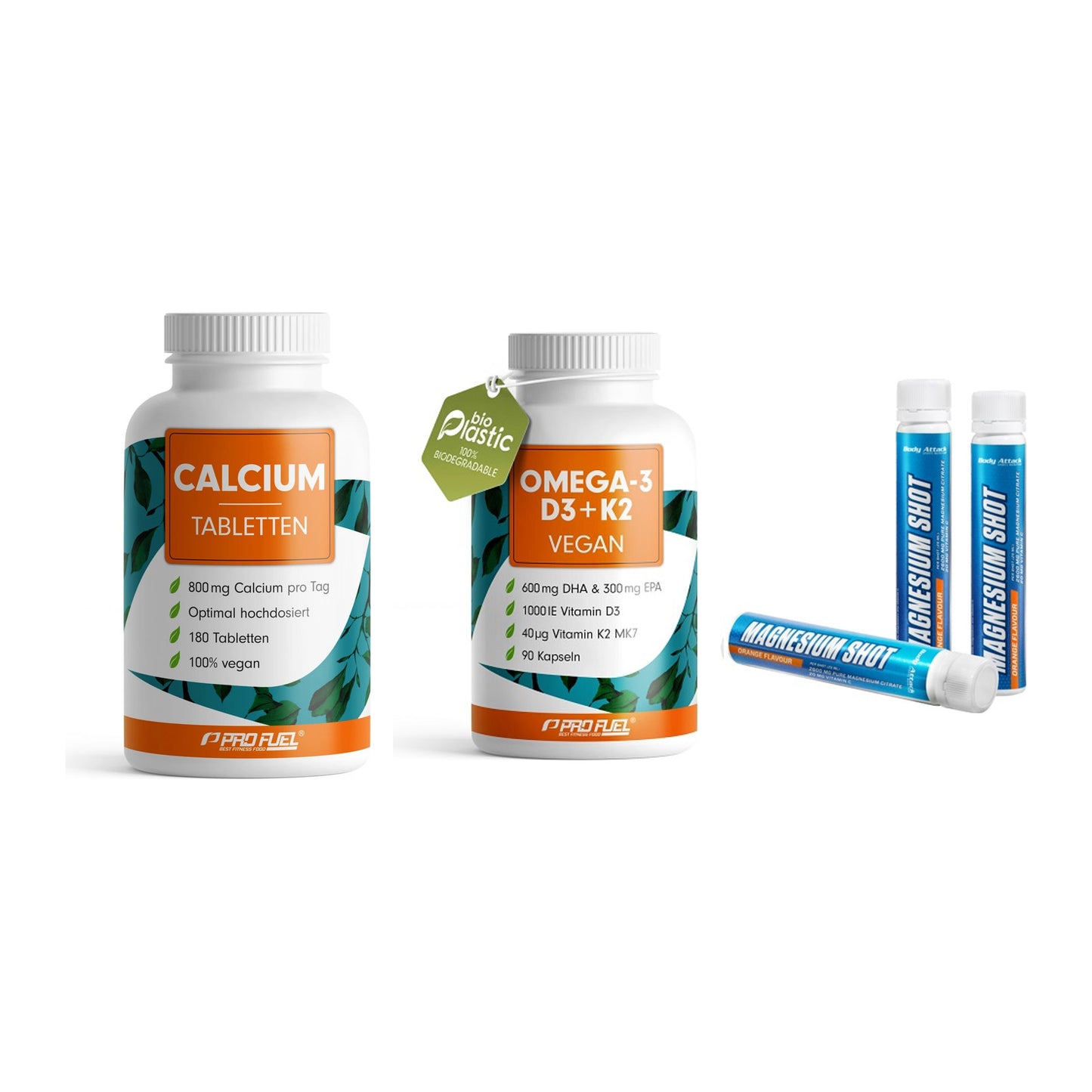Calcium, Vitamin D & Magnesium: ProFuel Calcium + 2 weitere – alle enthaltenen Artikel