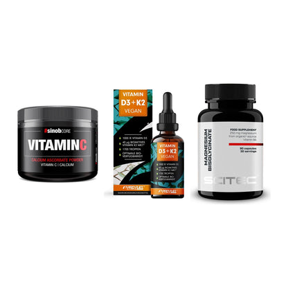 Calcium, Vitamin D & Magnesium: Sinob Vitamin C Calcium + 2 weitere – alle enthaltenen Artikel