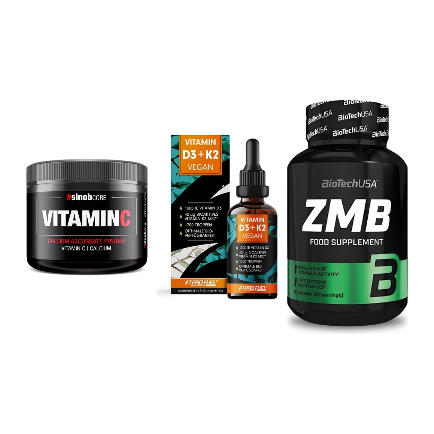 Calcium, Vitamin D & Magnesium: Sinob Vitamin C Calcium + 2 weitere – alle enthaltenen Artikel