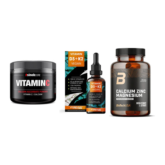 Calcium, Vitamin D & Magnesium: Sinob Vitamin C Calcium + 2 weitere – alle enthaltenen Artikel