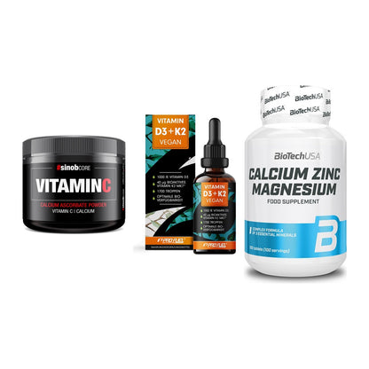 Calcium, Vitamin D & Magnesium: Sinob Vitamin C Calcium + 2 weitere – alle enthaltenen Artikel