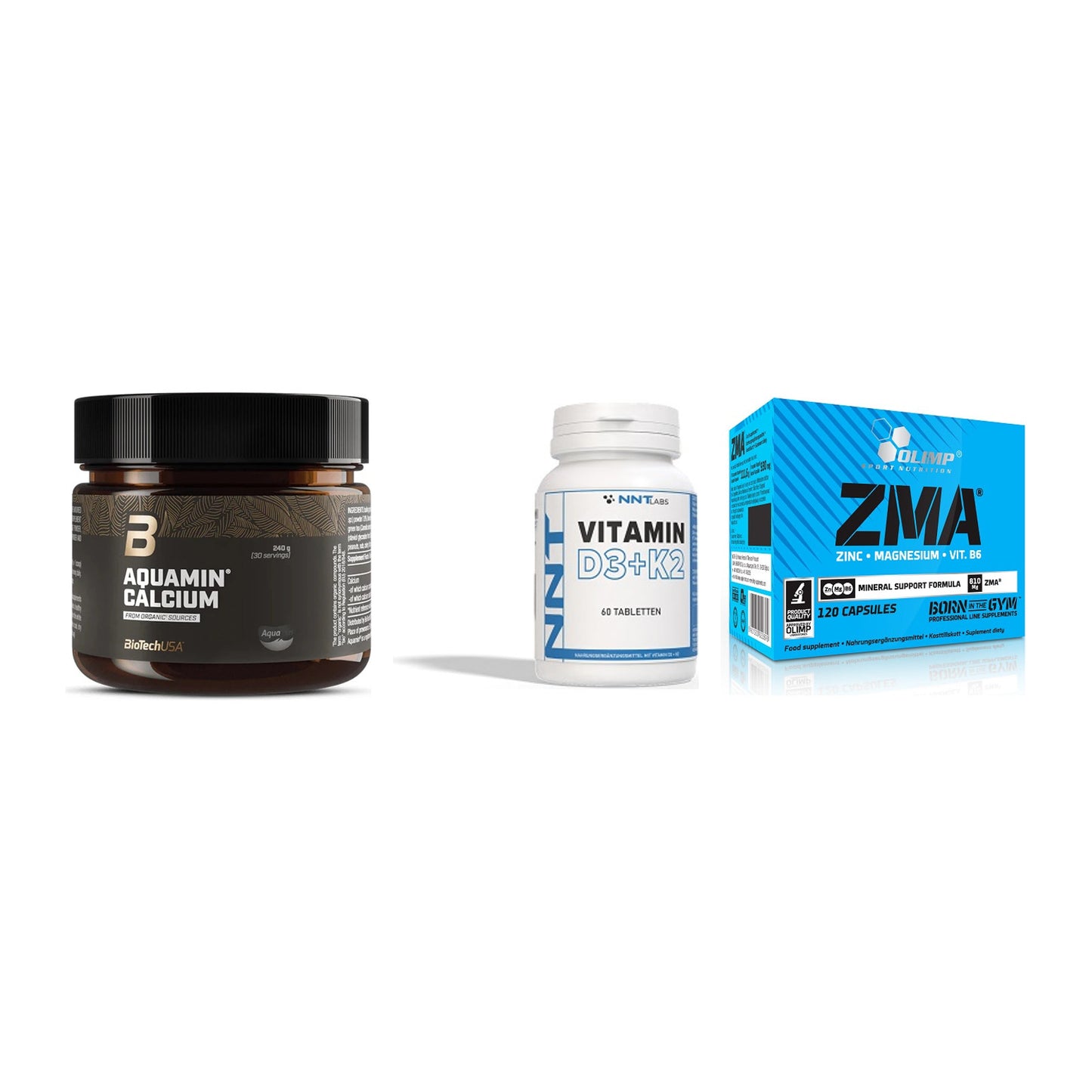 Calcium, Vitamin D & Magnesium: BioTech Aquamin Calcium + 2 weitere – alle enthaltenen Artikel