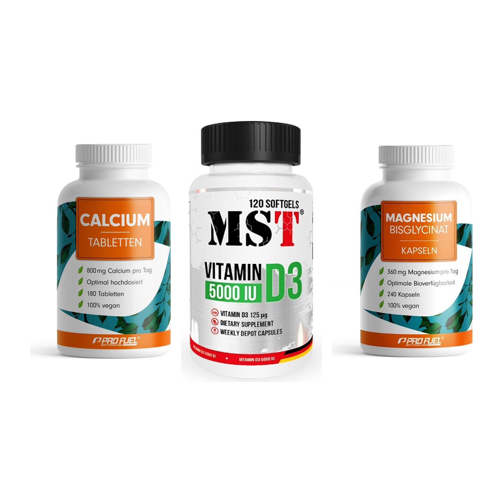 Calcium, Vitamin D & Magnesium: ProFuel Calcium + 2 weitere – alle enthaltenen Artikel