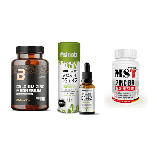 Calcium, Vitamin D & Magnesium: BioTech Calcium Zinc + 2 weitere – alle enthaltenen Artikel