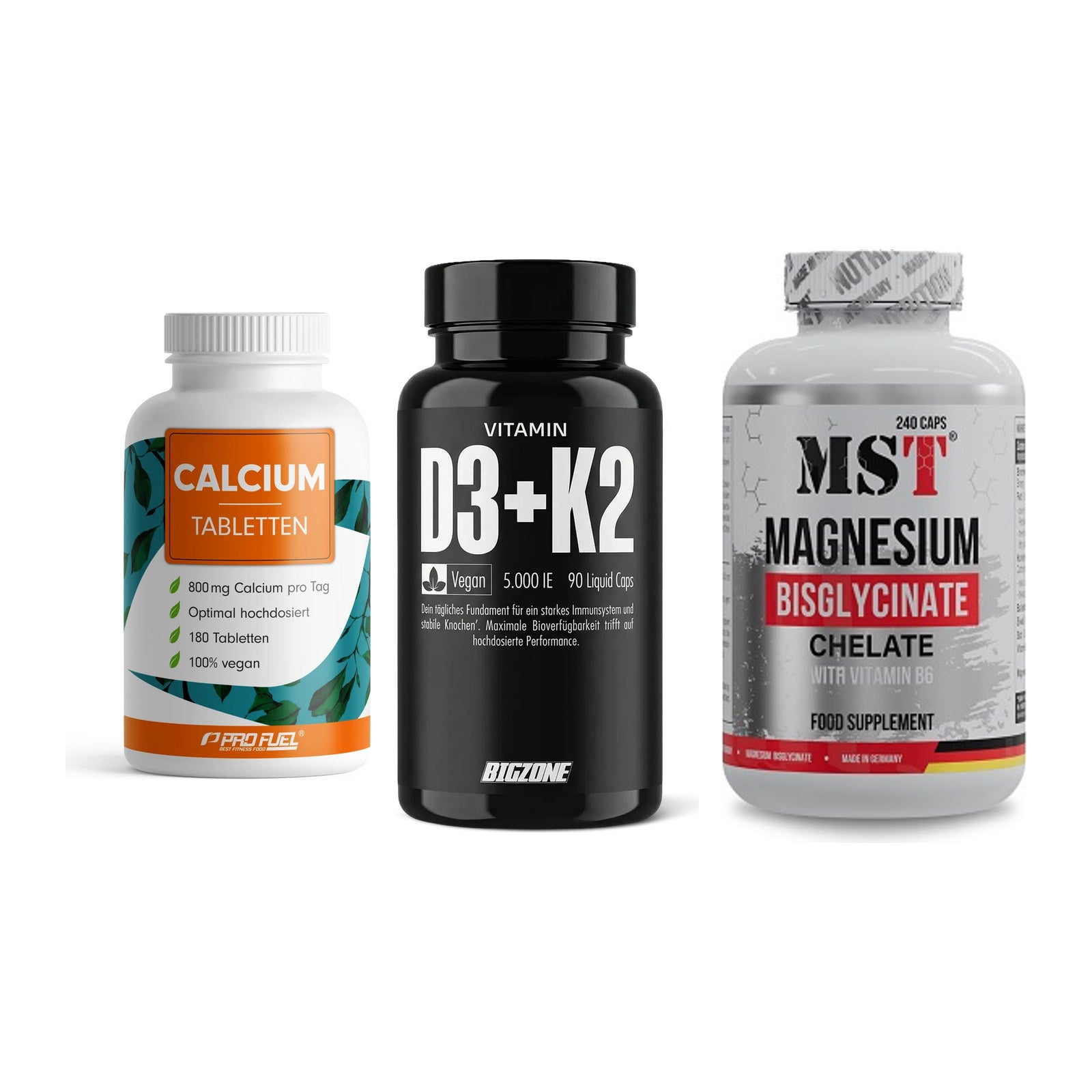 Calcium, Vitamin D & Magnesium: ProFuel Calcium + 2 weitere – alle enthaltenen Artikel