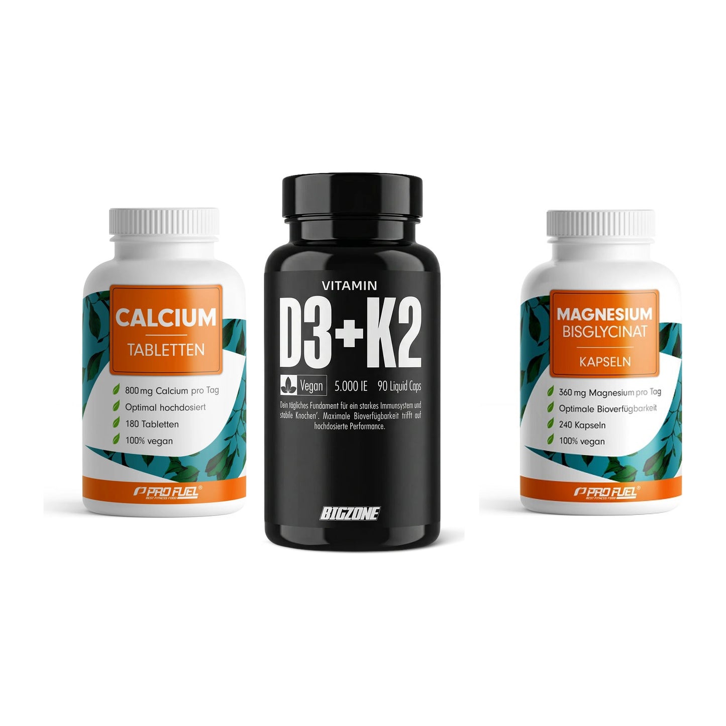 Calcium, Vitamin D & Magnesium: ProFuel Calcium + 2 weitere – alle enthaltenen Artikel