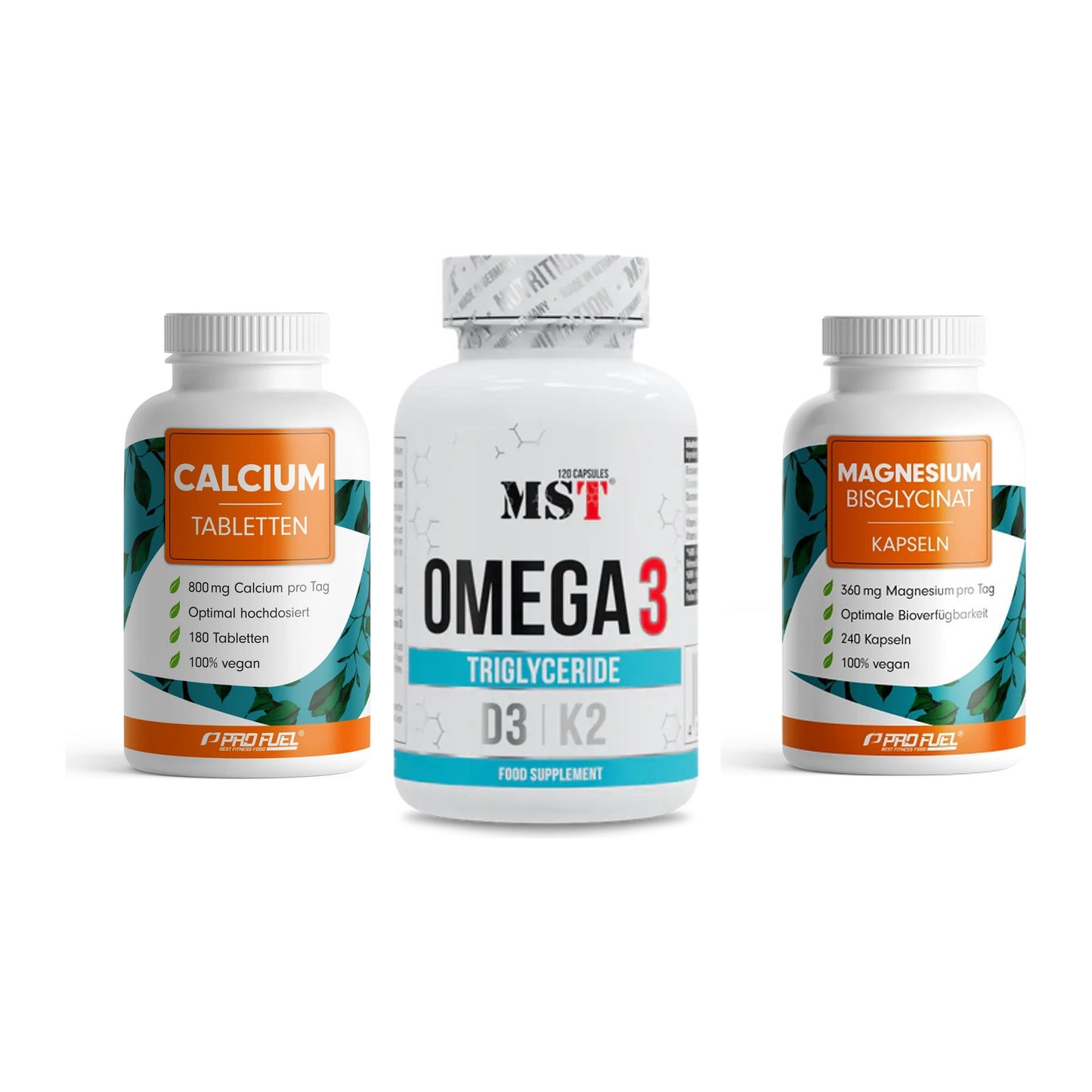 Calcium, Vitamin D & Magnesium: ProFuel Calcium + 2 weitere – alle enthaltenen Artikel