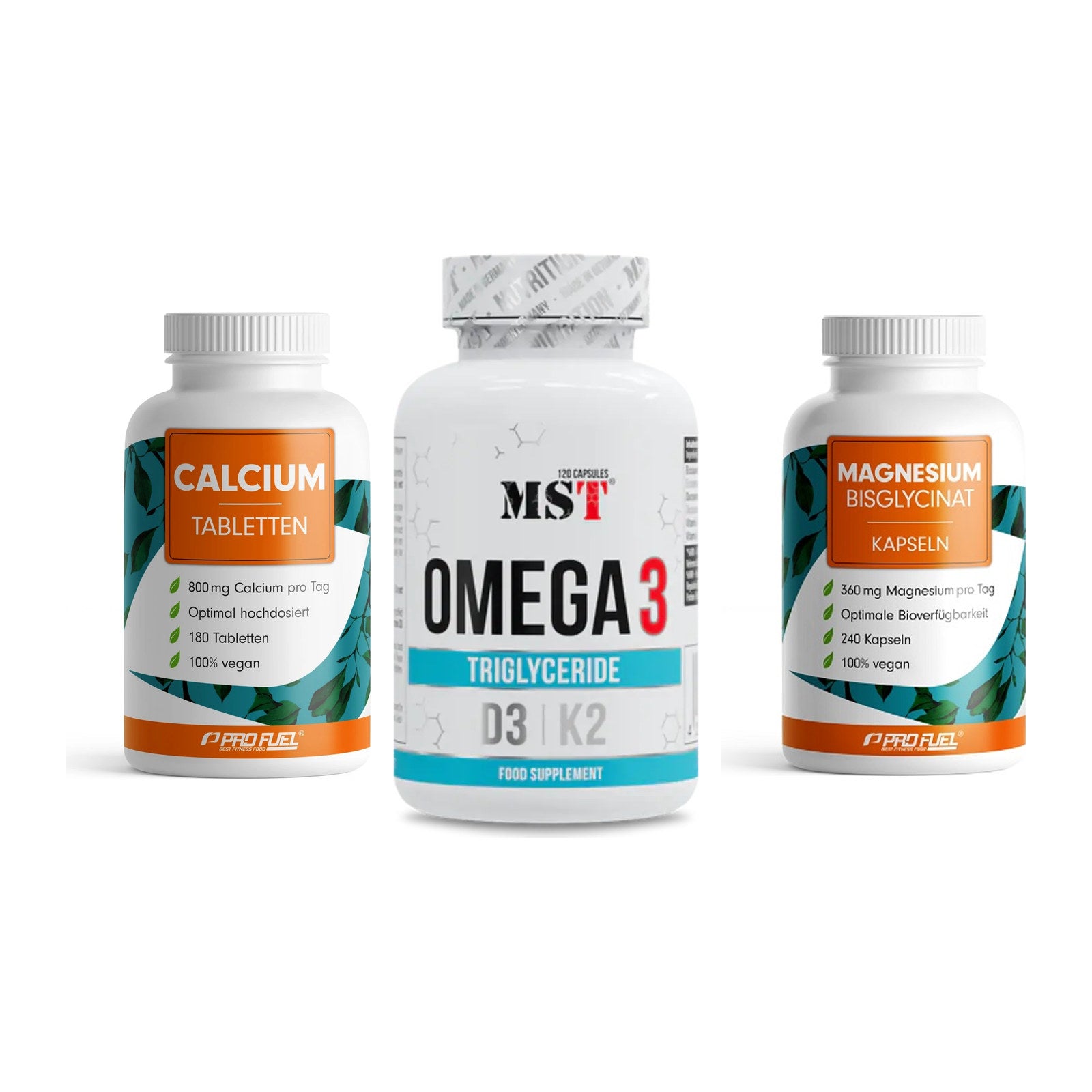 Calcium, Vitamin D & Magnesium: ProFuel Calcium + 2 weitere – alle enthaltenen Artikel