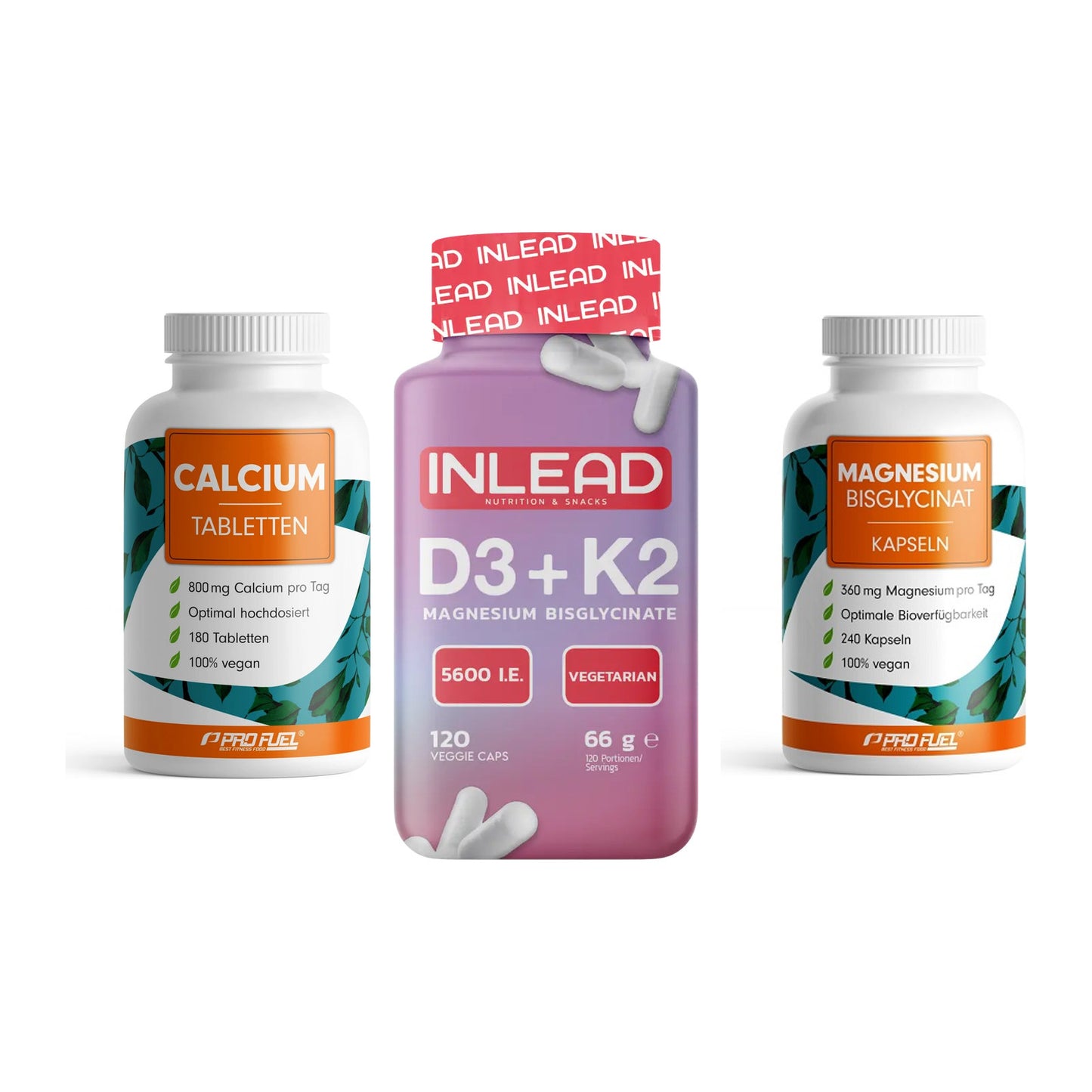 Calcium, Vitamin D & Magnesium: ProFuel Calcium + 2 weitere – alle enthaltenen Artikel