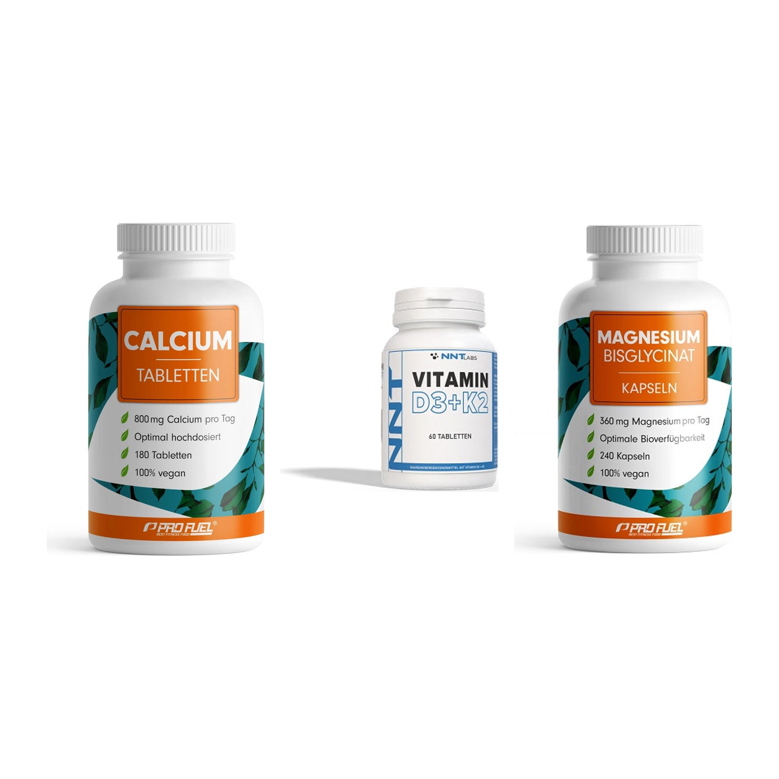 Calcium, Vitamin D & Magnesium: ProFuel Calcium + 2 weitere – alle enthaltenen Artikel