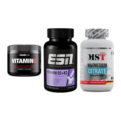 Calcium, Vitamin D & Magnesium: Sinob Vitamin C Calcium + 2 weitere – alle enthaltenen Artikel